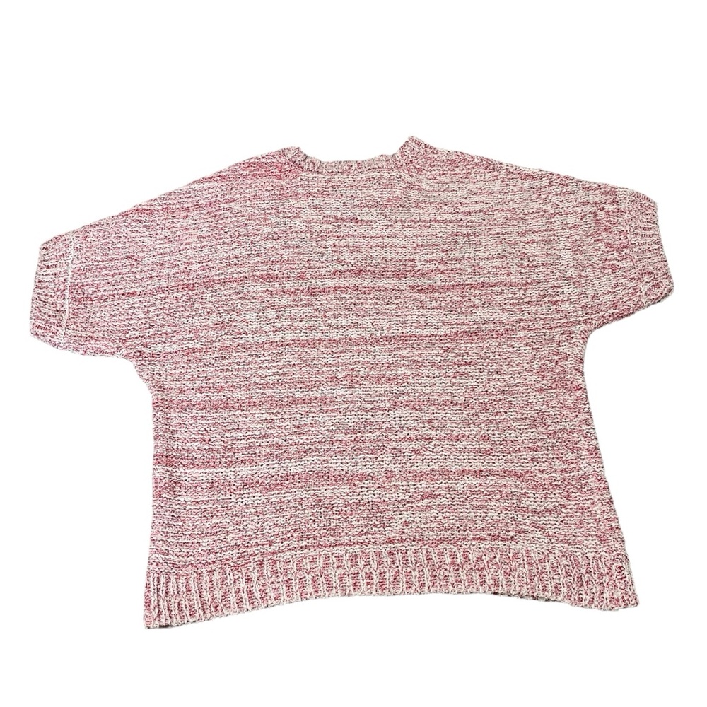 LOFT size XS women’s white and red striped cropped top